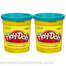 PLAY-DOH Compound Bright Blue Two 5 oz Cans 10 oz B00P18L34S
